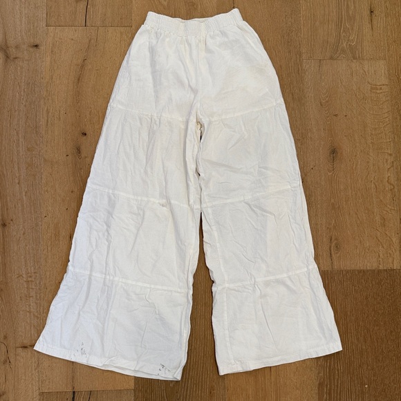 SHEIN Women's White Wide-Leg Pants - Picture 1 of 3